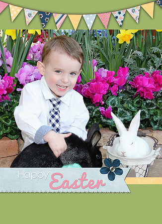 Front of 5x7 Easter Card